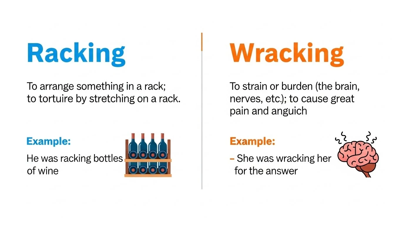 Racking or Wracking