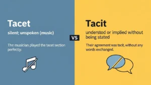 tacet or tacit