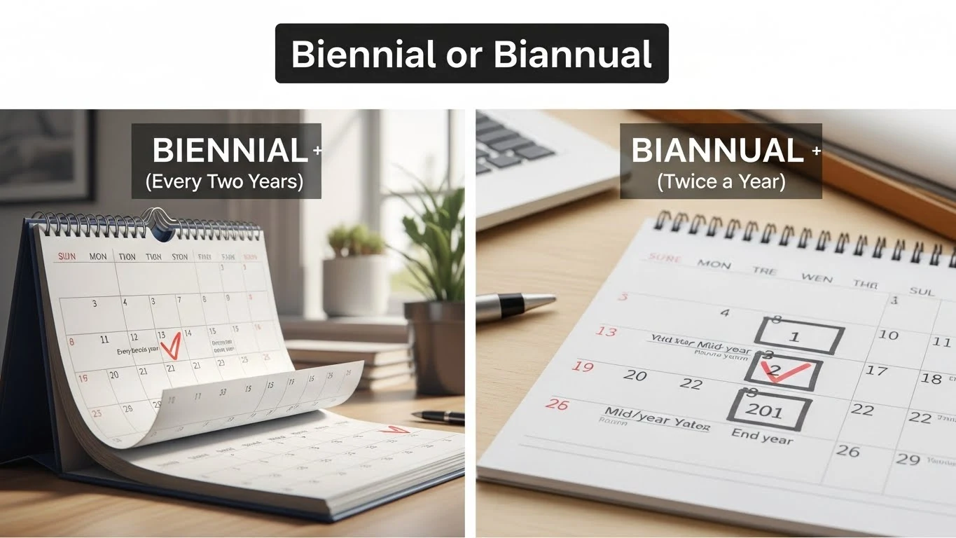 Biennial or Biannual
