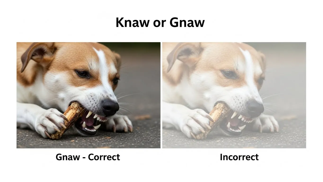 knaw or gnaw