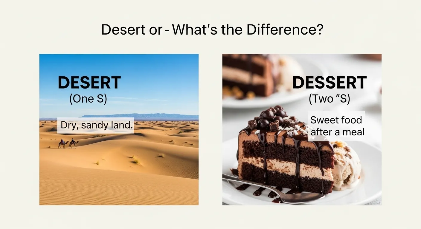 Desert or Dessert