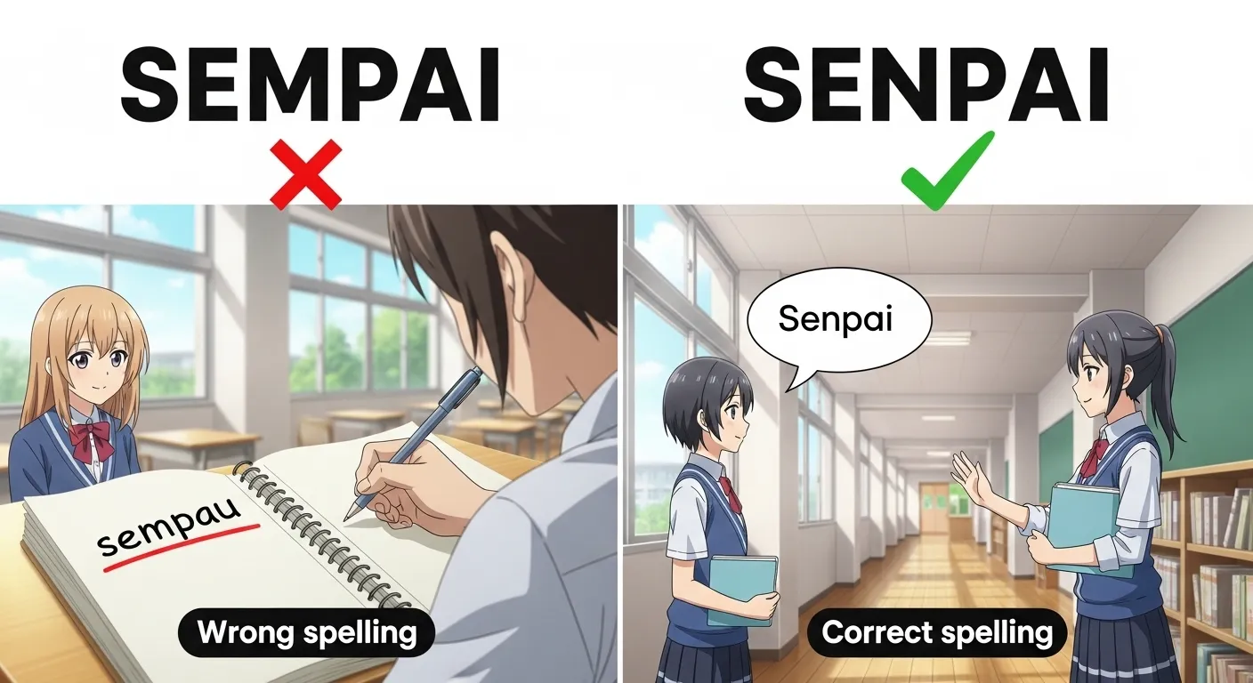 sempai or senpai