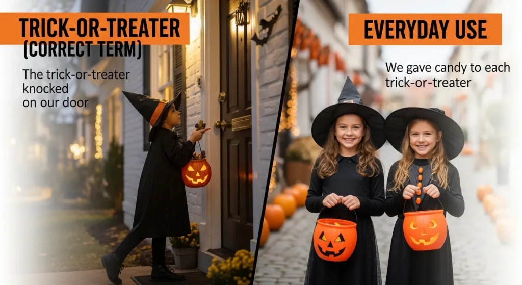 Trick or Treater in Everyday Examples