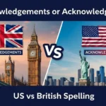 Acknowledgements or Acknowledgments