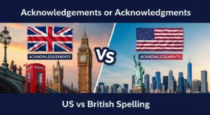 Acknowledgements or Acknowledgments