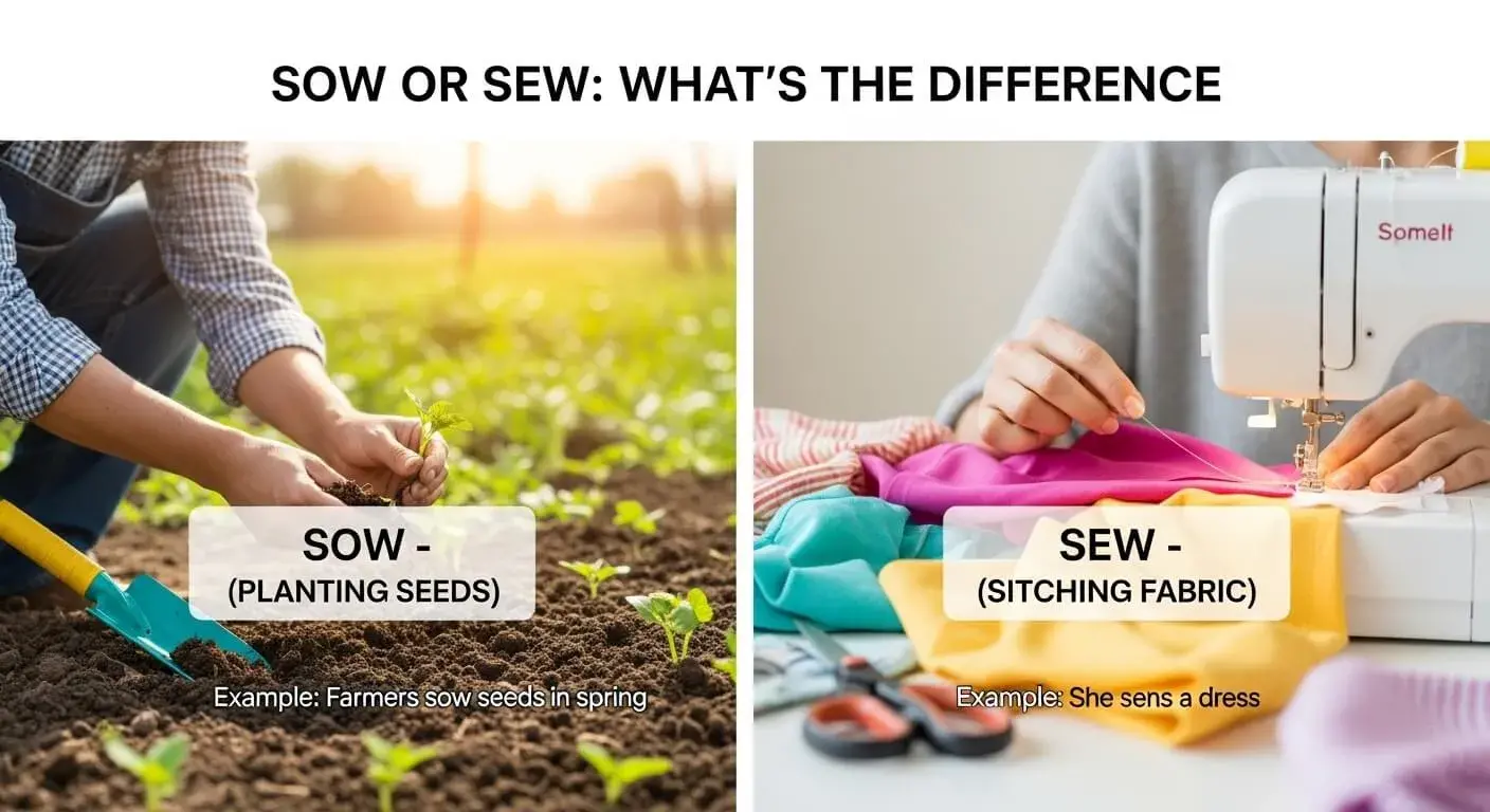 sow or sew