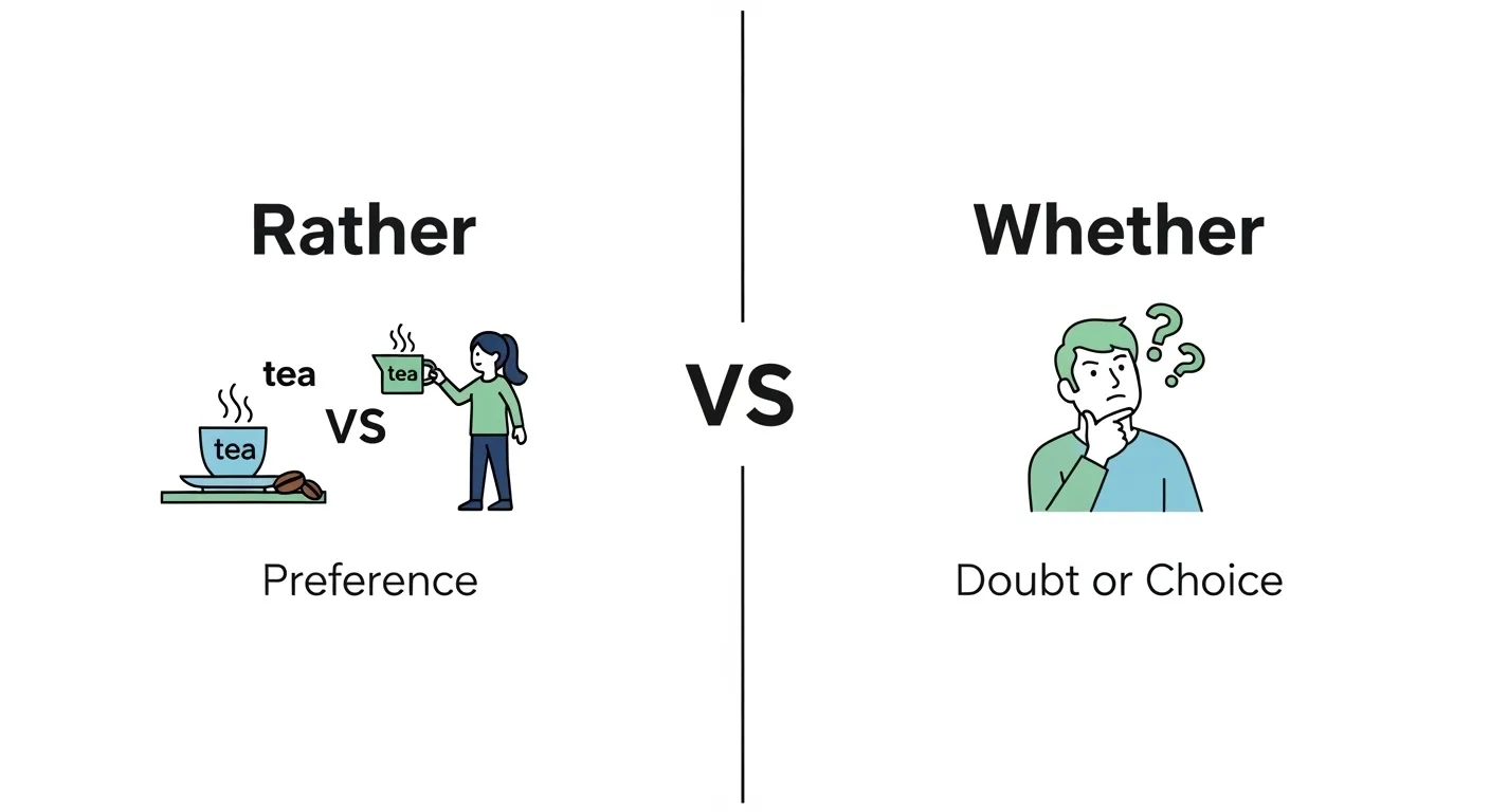 Rather or Whether